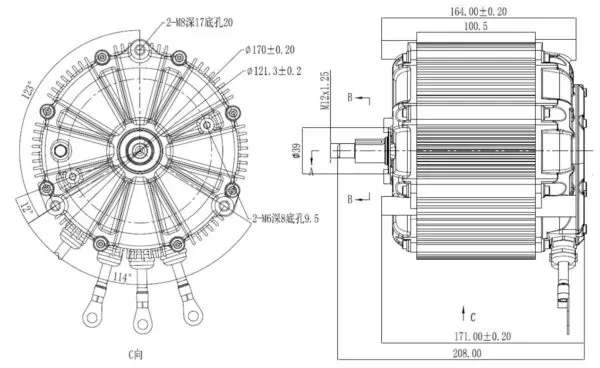 SIA155-64 12000W-64H-PMSM Hairpin - Image 6