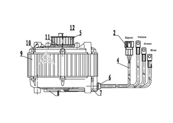 QSD165B-35 V2 5000W-35H-PMSM : Hall Sensor - Image 13