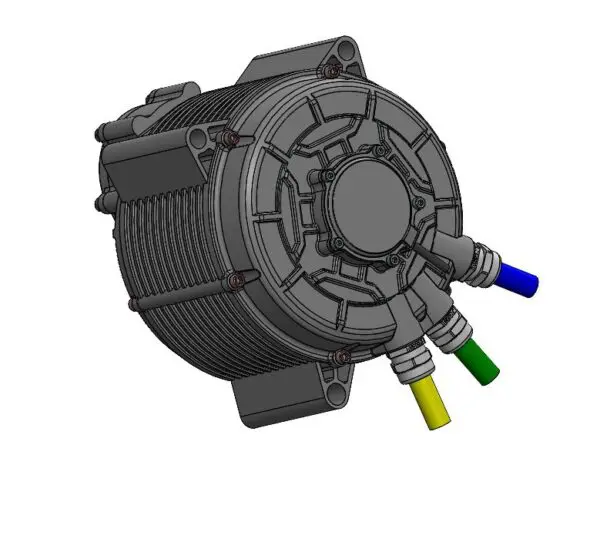 QSJ165B-60 V3 10000W-60H-PMSM : Gearbox, Encoder - Image 5