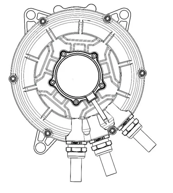 QSJ165B-60 V3 10000W-60H-PMSM : Gearbox, Encoder - Image 8