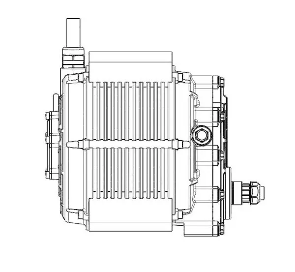 QSJ165B-60 V3 10000W-60H-PMSM : Gearbox, Encoder - Image 9