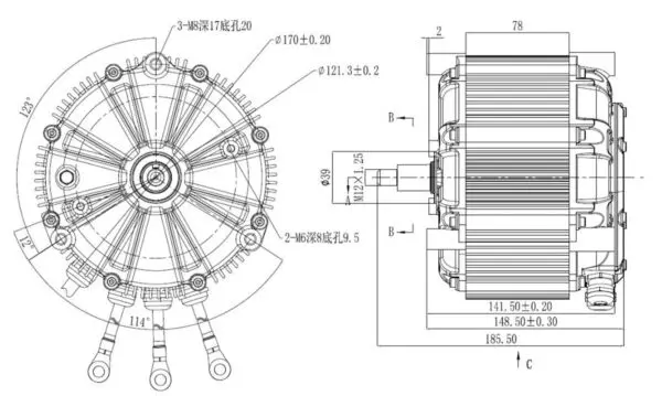 SIA155-48 8000W-48H-PMSM Hairpin - Image 7