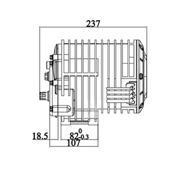 QSJ138A-70 V3 3000W-70H-PMSM : Gearbox - Image 6