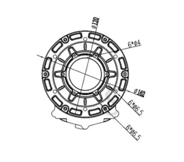 QSJ138D-90 V3 4000W-50H-PMSM : Gearbox - Image 6