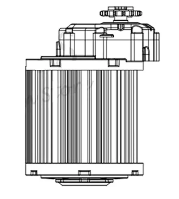 QSJ138D-90 V3 4000W-50H-PMSM : Gearbox - Image 7