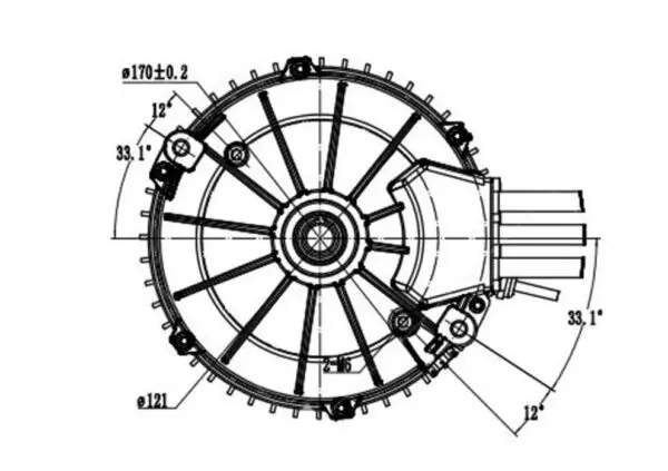 QSD165B-50 V1 10000W-50H-PMSM : Encoder - Image 6