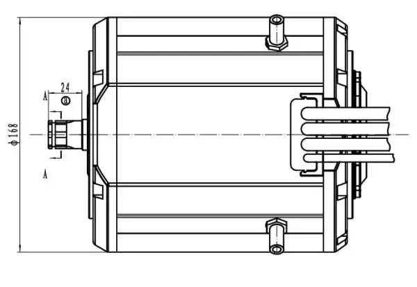 QSD138A-90 V1 4000W-90H-PMSM : Liquid Cooled - Image 8