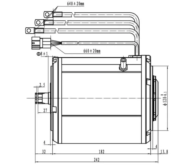 QSD138A-90 V1 4000W-90H-PMSM : Liquid Cooled - Image 9