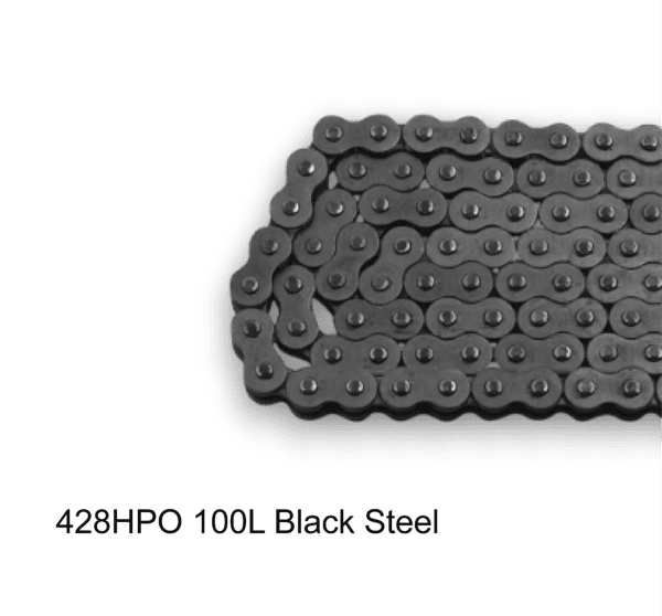 428HPO 100L Black Steel Chain